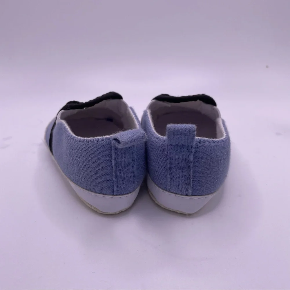 Chick Pea 6-9 Month Blue Fox Slip-On Soft Bottom Baby Shoes